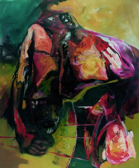 Mother Earth, oil on canvas, 160 × 200 cm, 2000 – Fawzy Elemrany